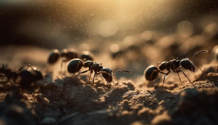 swarm-honey-bees-working-together-outdoors-generated-by-ai_188544-38149