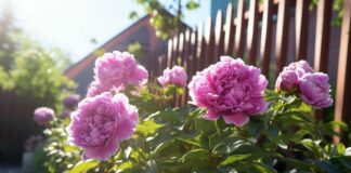 Пионы, цветы