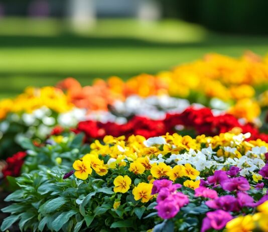 Клумба, цветы