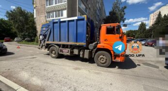 В Уфе водитель мусоровоза сбил 86-летнего дедушку