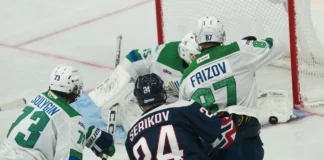 Воспитанник «Салавата Юлаева» забросил первую шайбу в КХЛ