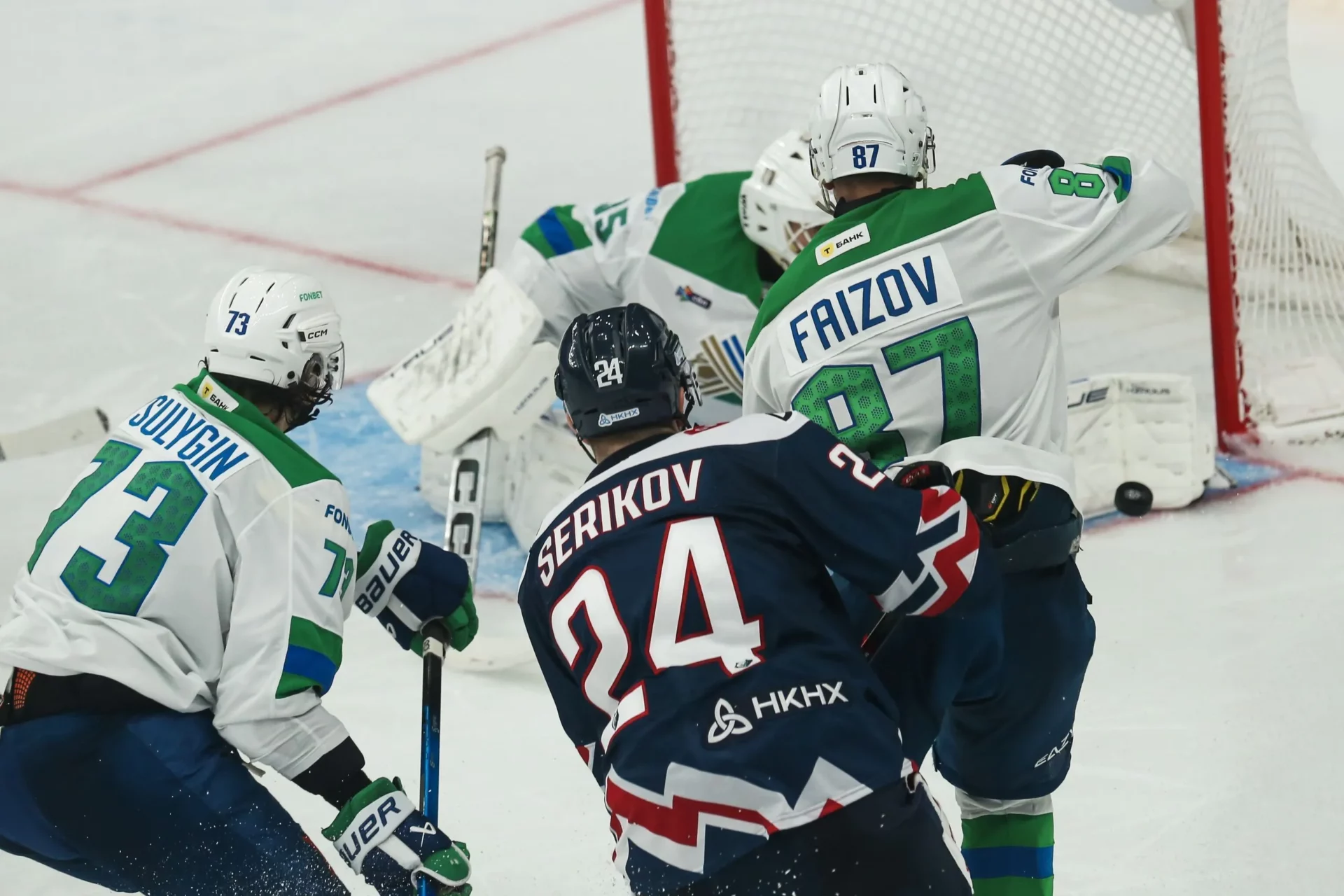 Воспитанник «Салавата Юлаева» забросил первую шайбу в КХЛ