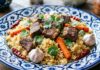2 кусочка на рис — и плов такой рассыпчатый, что зернышко к зернышку: получается вкуснее, чем в Узбекистане