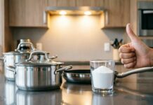 Полпачки соды на ночь: кастрюли засияют как новые без лишних усилий