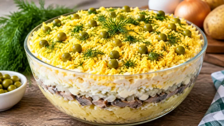 Картошка, сардины, яйца и ложка майонеза: сытный салат «Катарина» — вкусен и холодным, и на гренках